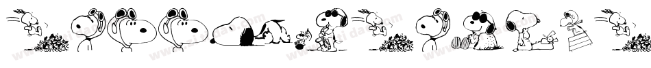 Snoopy Snails NF字体转换